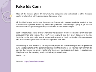 Fake Ids Com