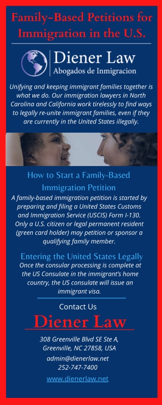 Family-Based Petitions for Immigration in the U.S.