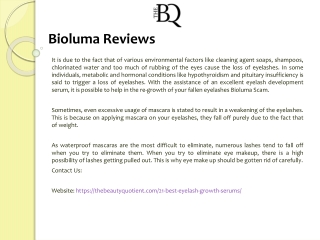 Bioluma Reviews
