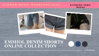 Explore Emmiol Denim Shorts Online Collection