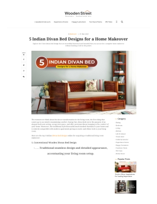 5 Indian Divan Bed Designs for a Home Makeover