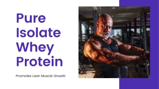 Pure Isolate Whey Protein | Balance of Essential Amino Acids