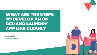 What Are The Steps To Develop An On Demand Laundry App like Cleanly