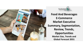 Food And Beverages E-Commerce Market 2022 Report Predictions by Global Industry