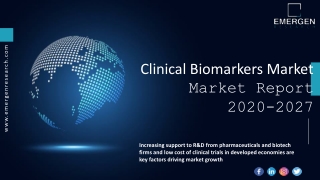 Clinical Biomarkers Market Industry Analysis, Share, Growth, Applications, Types