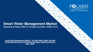 Smart Water Management Market