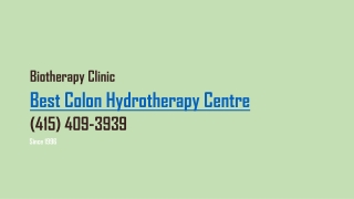 Best Colon Hydrotherapy Centrex