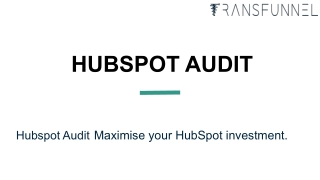 Hubspot Audit_Transfunnel