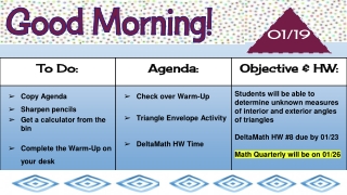 Triangle Envelope Activity Pre Algebra Geometry