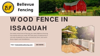 Wood fence in Issaquah - Best Service