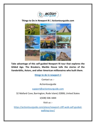 Things to Do in Newport Ri | Actiontourguide.com