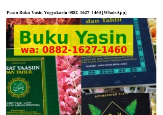 Pesan Buku Yasin Yogyakarta Ô88ᒿ-16ᒿ7-1Կ6Ô(whatsApp)