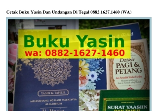 Cetak Buku Yasin Dan UndaCetak Buku Yasin Dan Undangan Di Tegal ౦88ngan Di Tegal