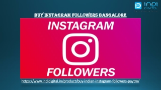 How to buy instagram followers in Bangalore
