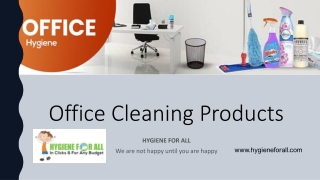 Office Cleaning Products​