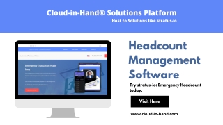 Headcount Management Software - Cloud-in-Hand®