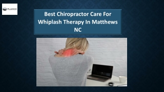Whiplash Treatment