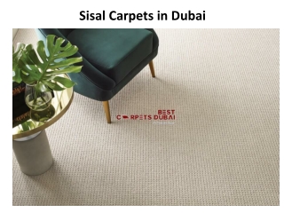 Sisal Carpets in Dubai