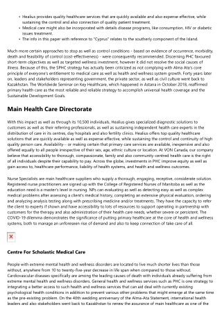 Key Health Care Concept