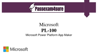 PL-100 Dumps PDF New Updated Version