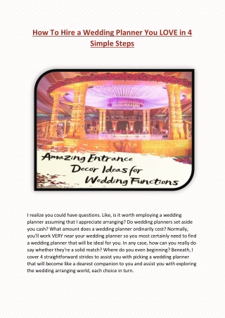 How To Hire a Wedding Planner You LOVE in 4 Simple Steps