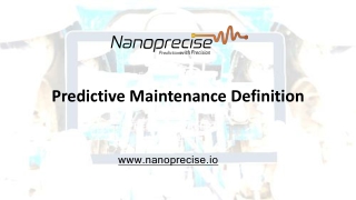 Predictive Maintenance Definition