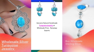 Genuine Natural Handmade Turquoise Jewelry at Wholesale Price - Rananjay Exports