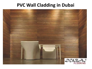 PVC Wall Cladding in Dubai