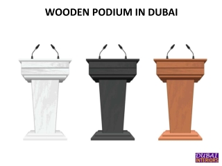 WOODEN PODIUMS IN DUBAI