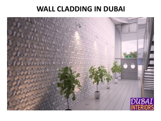 Wall Cladding in Dubai