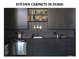 Kitchen Cabinets in Dubai