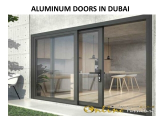 ALUMINUM DOORS IN DUBAI
