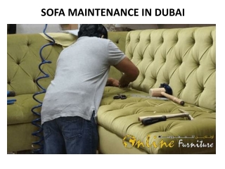 SOFA MAINTENANCE IN DUBAI