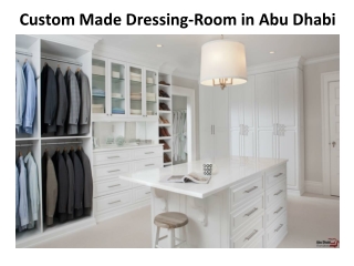 Custom Made Dressing-Room in Dubai