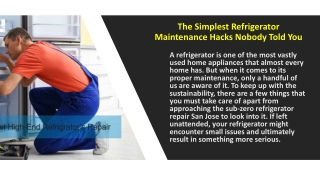 The Simplest Refrigerator Maintenance Hacks Nobody Told You