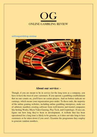 Malaysia Best Online Game  Onlinegambling-review