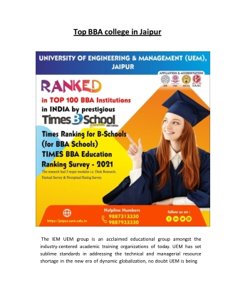 top bba college in rajasthan