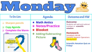 Operations of Scientific Notation: Add Subtract