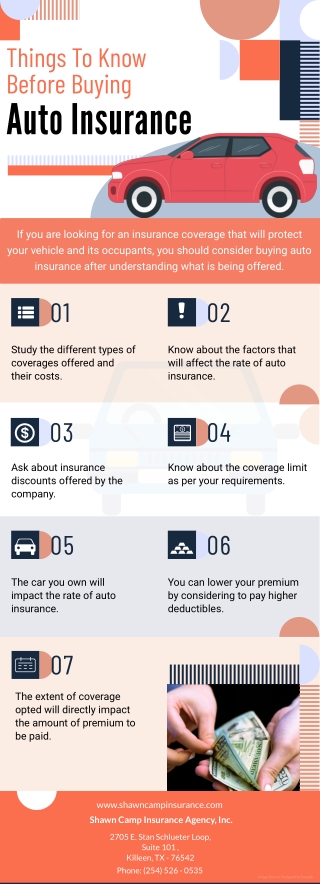 Things To Know Before Buying Auto Insurance