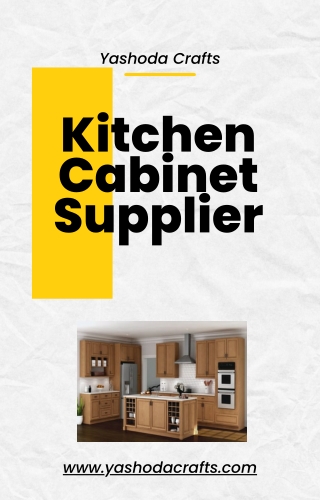 Kitchen Cabinet  Supplier