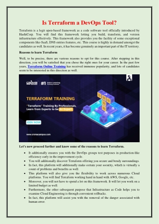 Is Terraform a DevOps Tool
