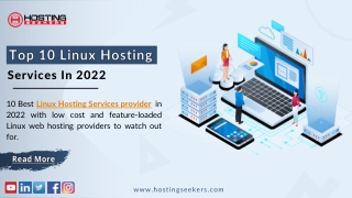Top 10 Linux Hosting Services in 2022