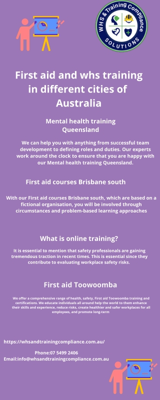 Get The Best Health And Safety Trainers Brisbane