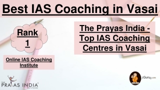 Best IAS Coaching in Vasai