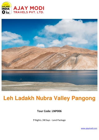 Leh Ladakh Tour Packages - How to Plan the Perfect Trip