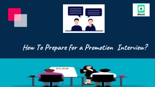 How To Prepare for a Promotion  Interview_