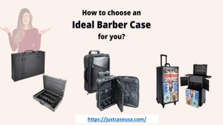 How to choose an Ideal Barber Case for you