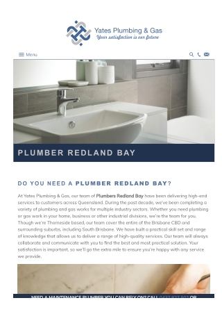 Plumber redland bay
