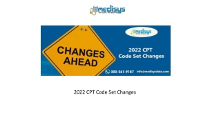 2022 CPT Code Set Changes