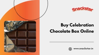 Buy Celebration Chocolate Box Online - Snackstar